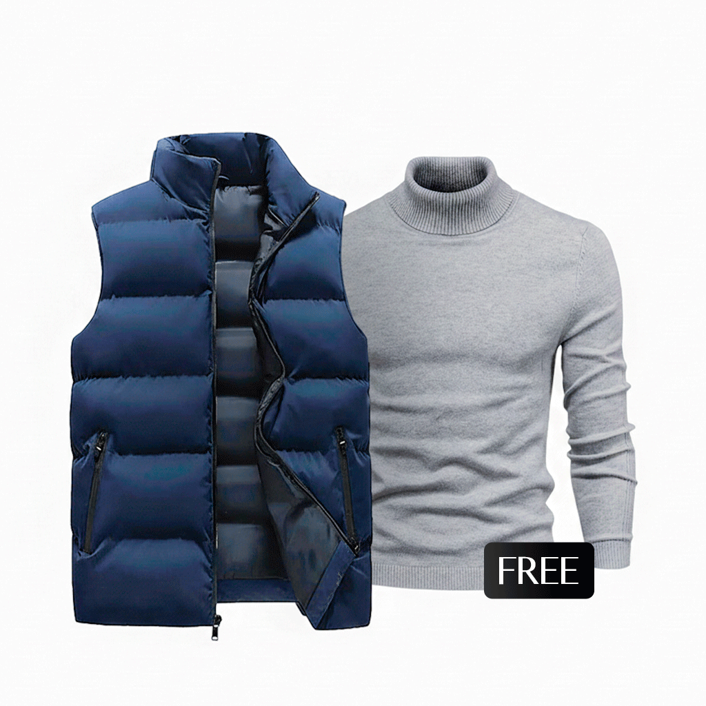 Buy 1 Vest, Get 1 Sweater Free – Double the Style, No Extra Cost