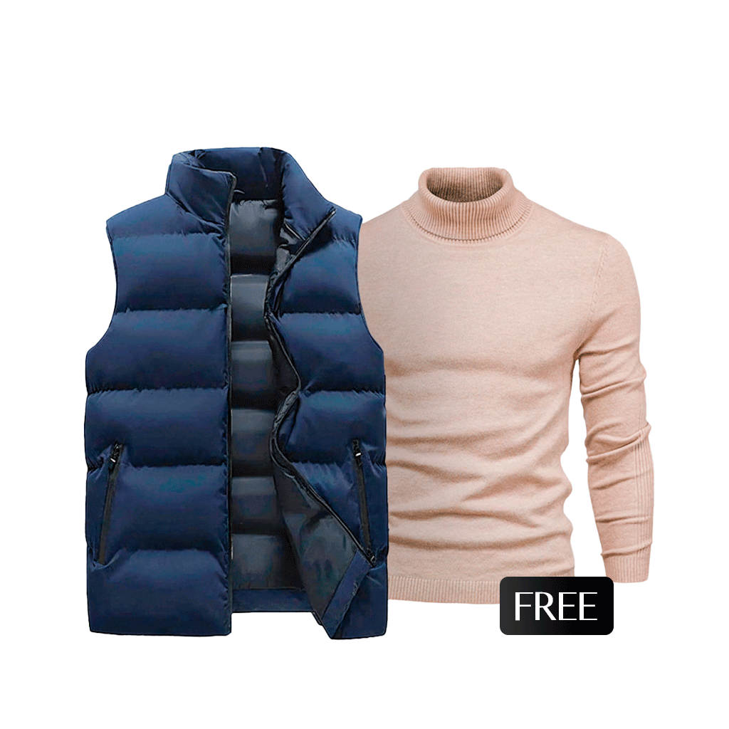 Buy 1 Vest, Get 1 Sweater Free – Double the Style, No Extra Cost