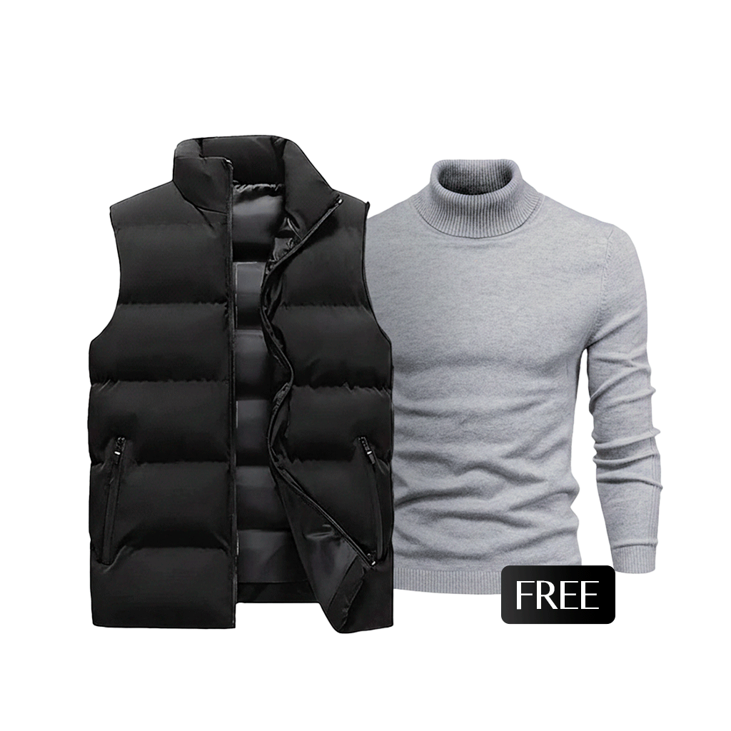Buy 1 Vest, Get 1 Sweater Free – Double the Style, No Extra Cost